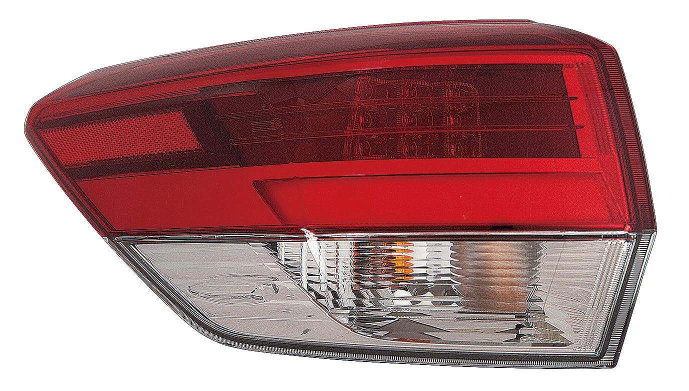 Toyota Highlander/Hybrid 18-19 Tail Light Outer Driver Side Clear Lens CAPA | DOT Certified 81560-0E161 | TO2804143C