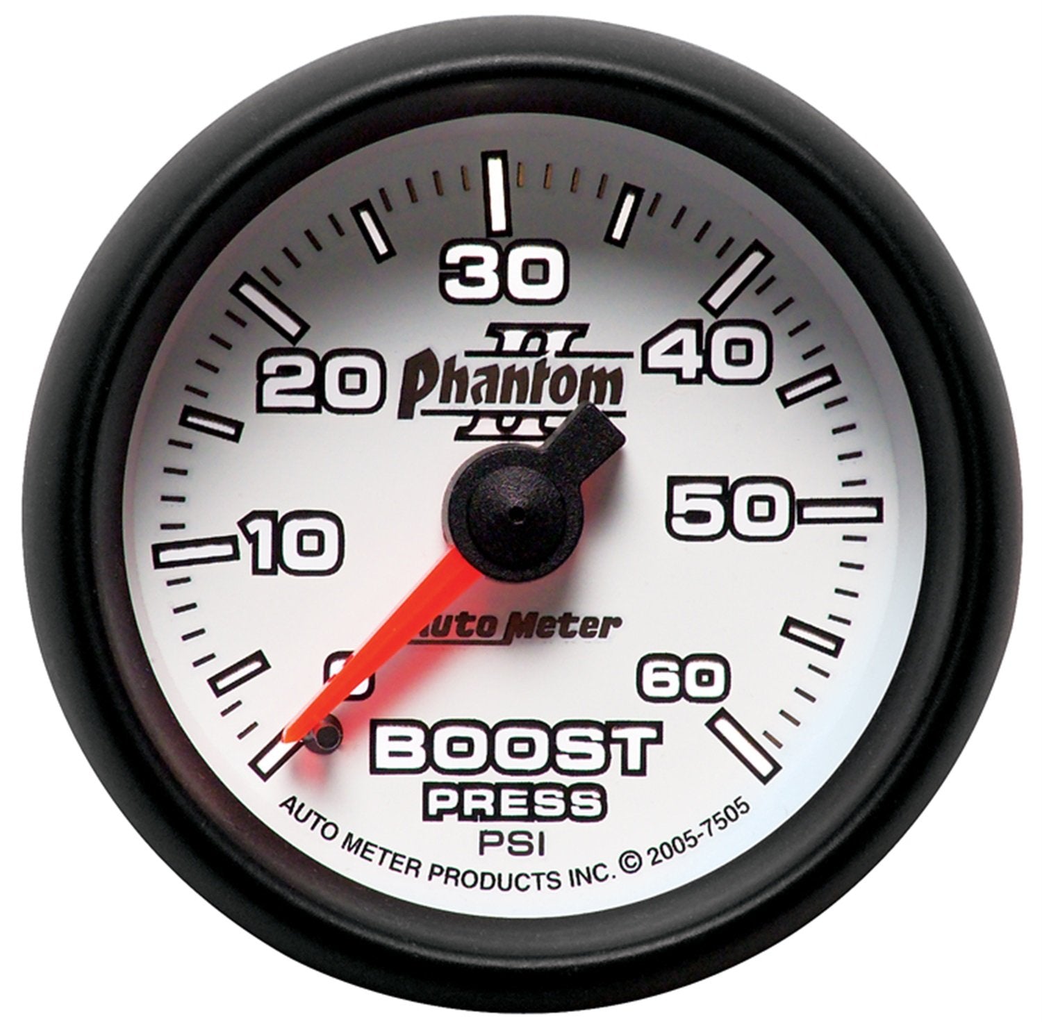 Phantom II Auto Meter 7505 Mechanical Boost Gauge