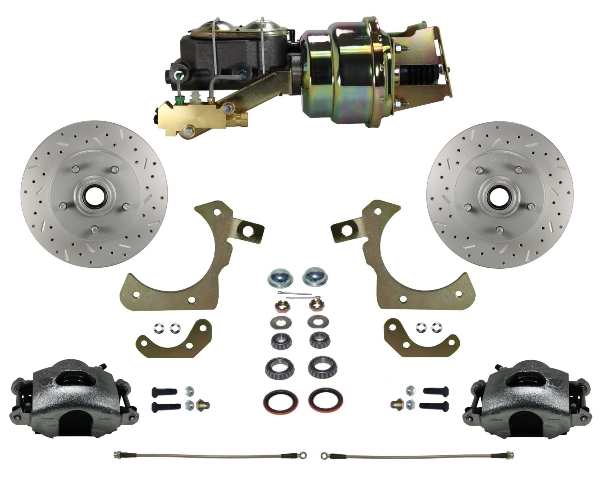 Power Disc Brake Conversion Kit LEED BRAKES With Maxgrip Xds Valve Front
