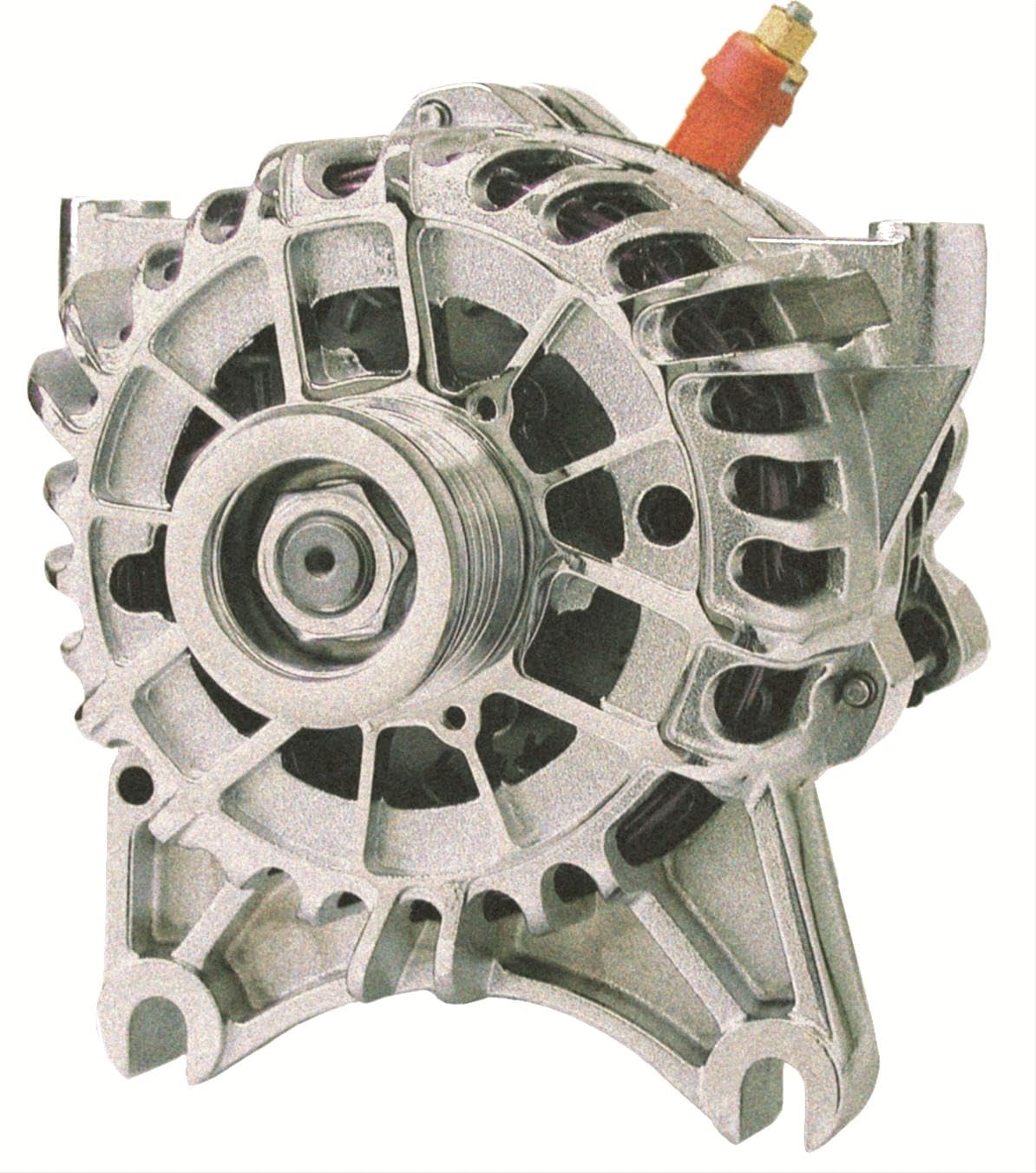 Alt Powermaster Ford 6G Natural 155A 6 grv Pulley Small Frame V MTG 4.6L SOHC Mustang I-D-A VR
