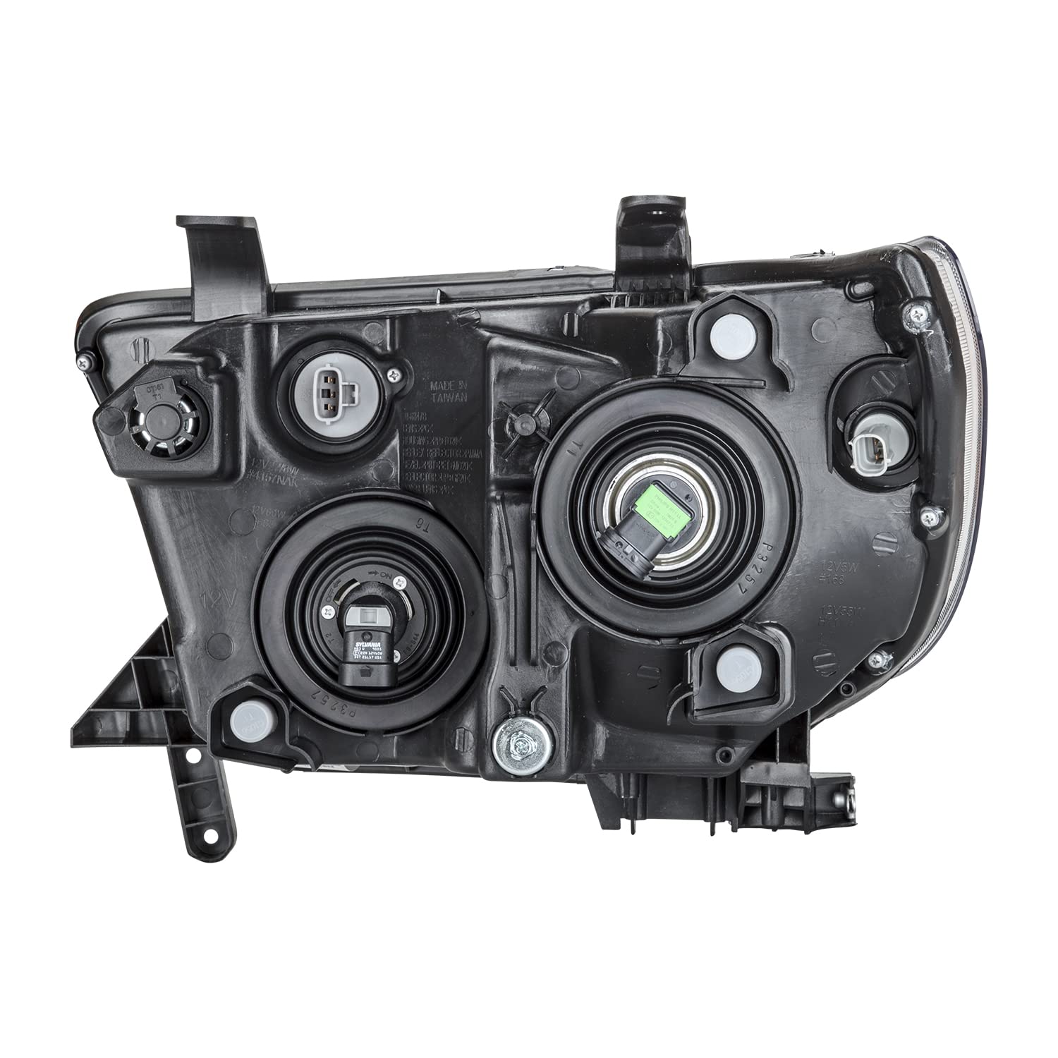 Right TYC Headlight Assembly Compatible with 2007-2013 Toyota Tundra