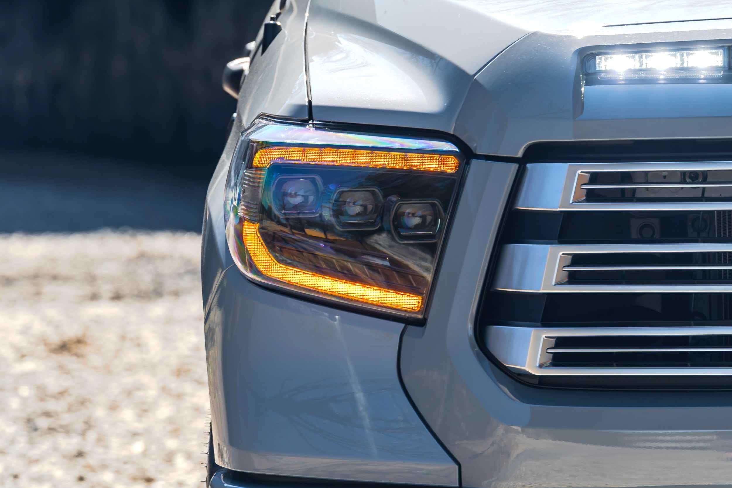 Toyota Tundra 14-21 Morimoto XB LED Headlights, Plug and Play Amber DRL Headlight Assemblies (LF532.2-A-ASM)