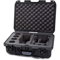 Nanuk Waterproof Hard Case 925 with Foam Insert for DJI Mavic 2 Pro|Zoom + Smart Controller, Crystalsky 5.5" or iPad - Black
