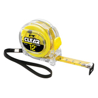 12' X 5/8-Inch Performance Tool Clear Tape Measure W5044