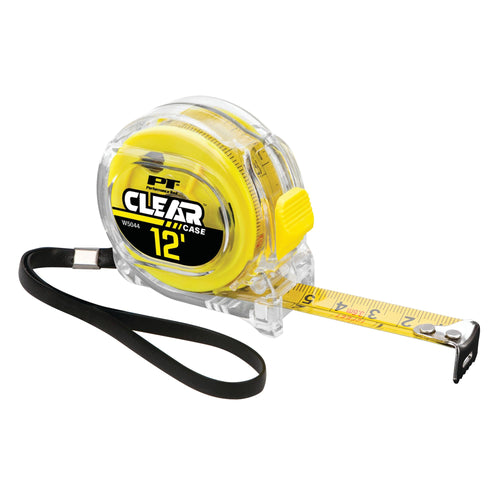 12' X 5/8-Inch Performance Tool Clear Tape Measure W5044