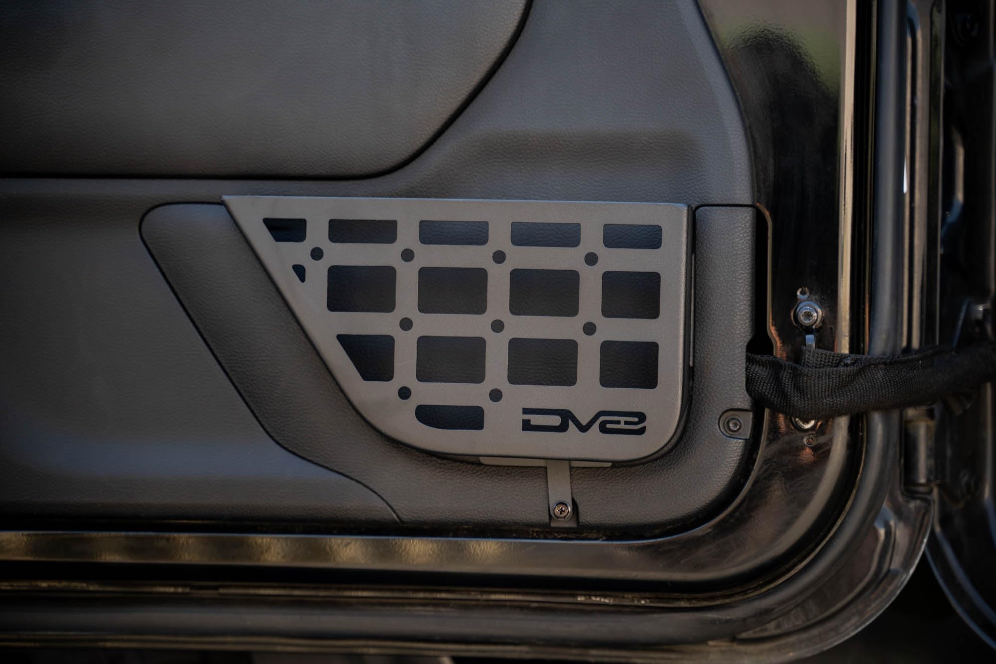 Slim Molle Pockets DV8 Offroad Front Door for 2011-2018 Jeep Wrangler JK | Replaces The Weak Factory Netting | Slimmer Width for Increased Legroom | Molle Panel Design for Mounting Solutions | Pair