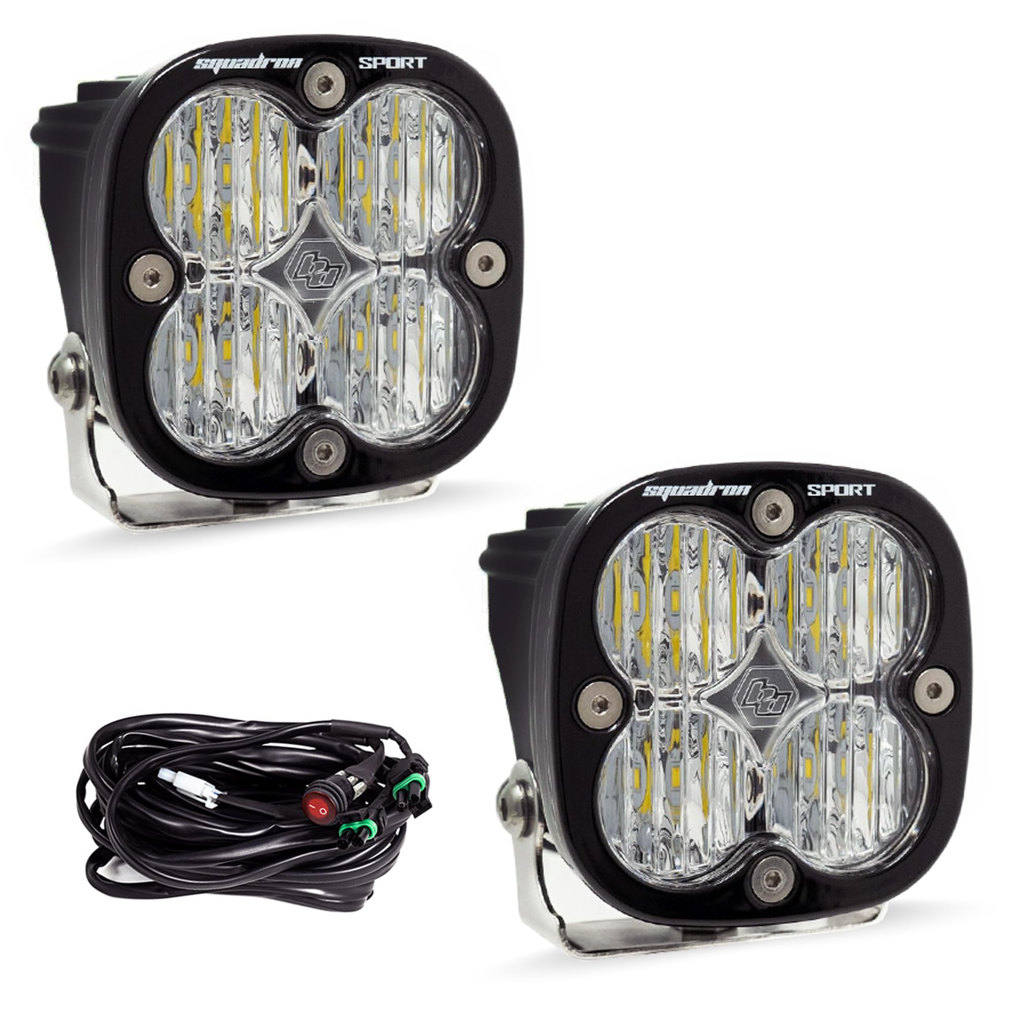 Baja Designs Squadron Sport 55-7805 Wide Cornering LED Light Bar, Pair