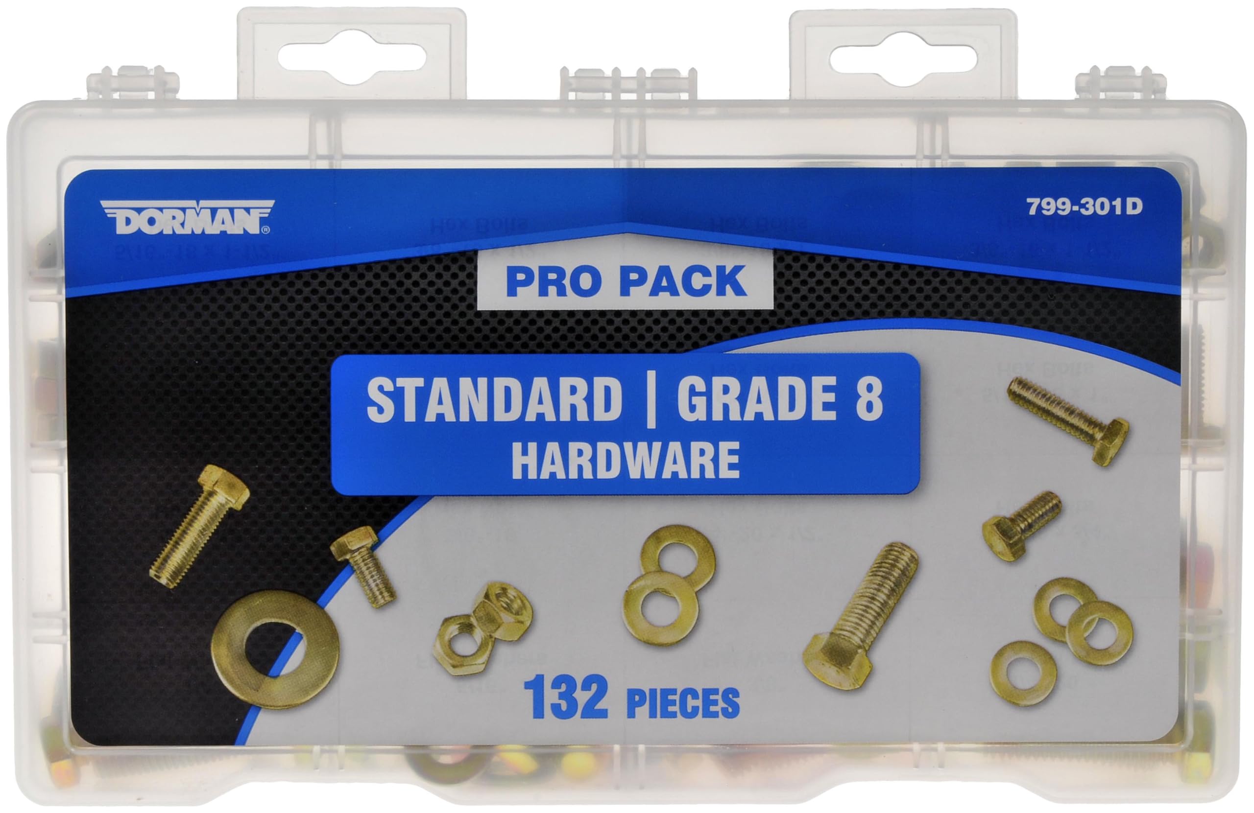 Dorman Pro Pack 799-301D Standard Grade 8 Hardware - 132 Piece Universal Fit