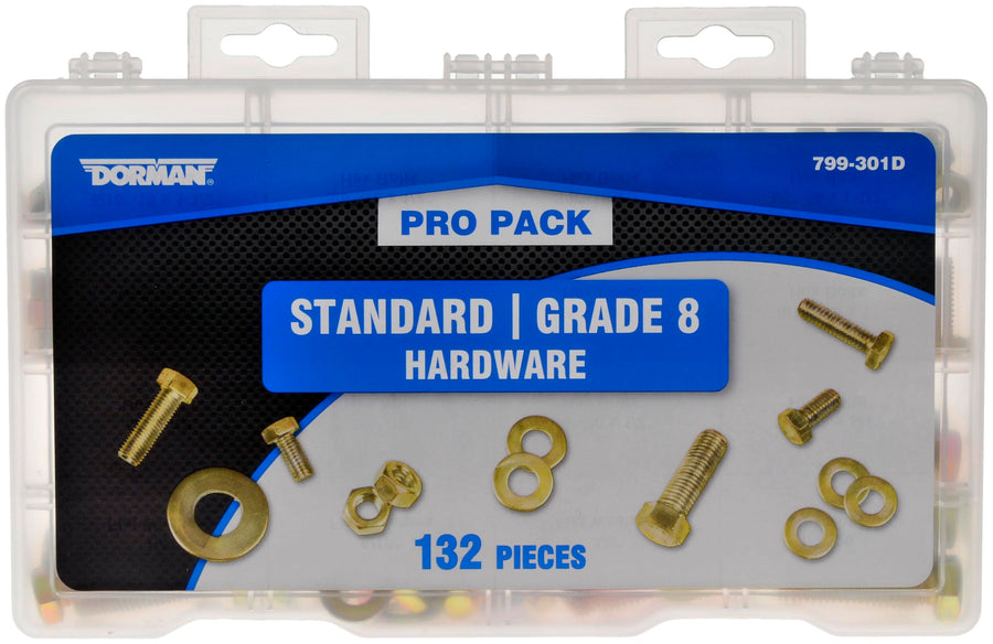 Dorman Pro Pack 799-301D Standard Grade 8 Hardware - 132 Piece Universal Fit
