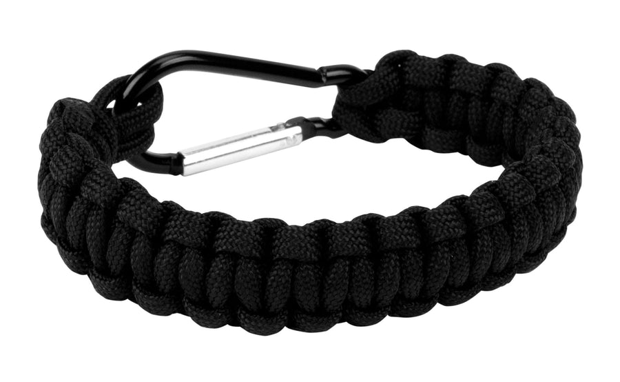 W2558 Performance Tool Hand Woven 300lb Rated Paracord Bracelet with Carabiner Buckle - Unravels to Over 10 Feet in Length