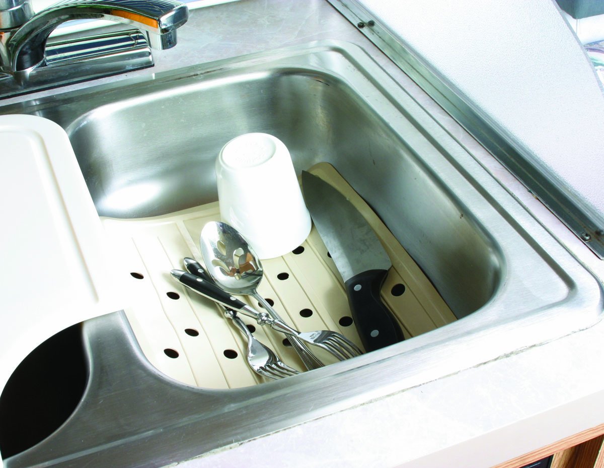 RV & Marine Sink Mat Camco 43720, White