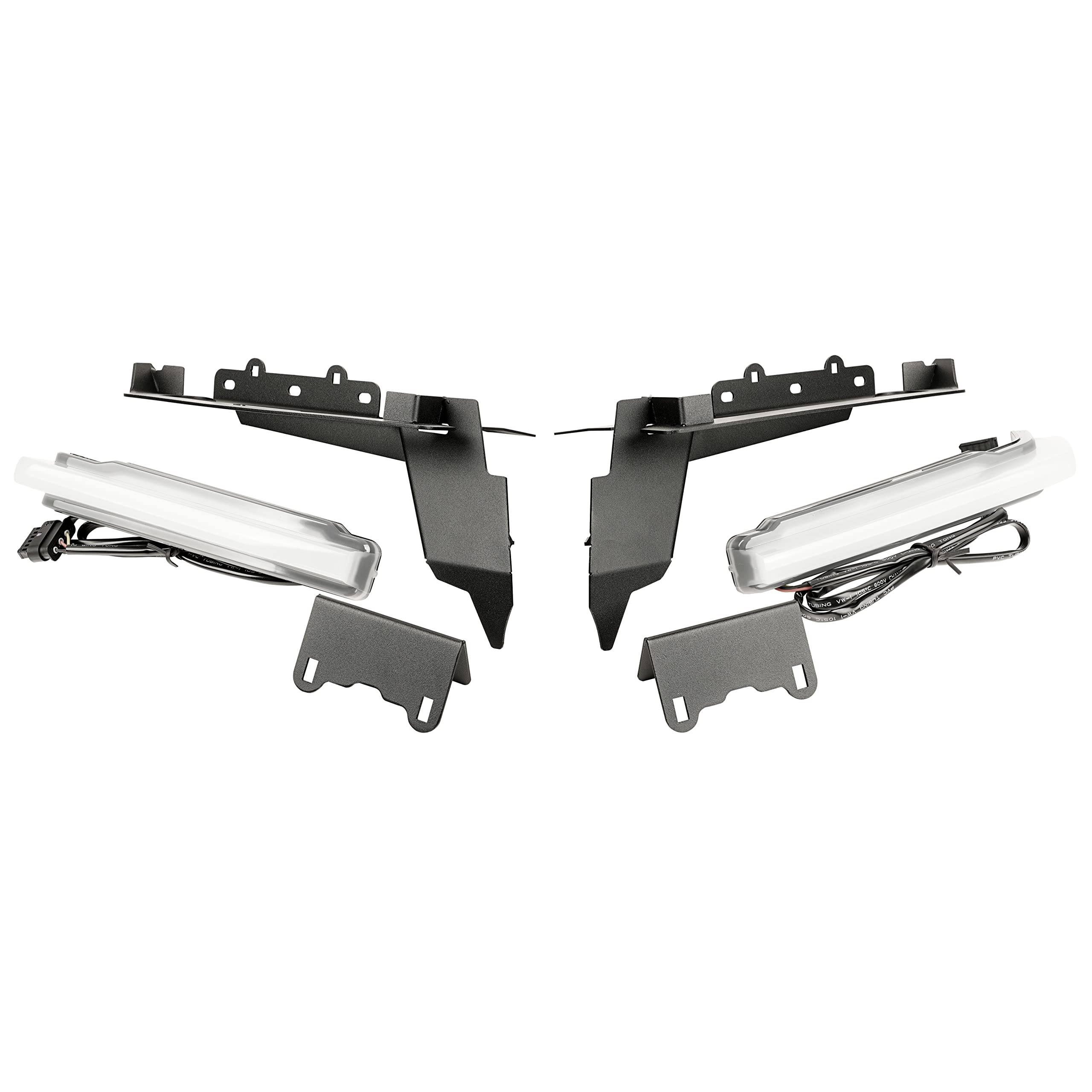 Fender Flare Chop Brackets Rugged Ridge for Jeep Wrangler/Gladiator | Includes Daytime Running Lights (DRL) | 11640.95 | Fits 2018-2025 Jeep Wrangler JL; 2020-2025 Jeep Gladiator JT