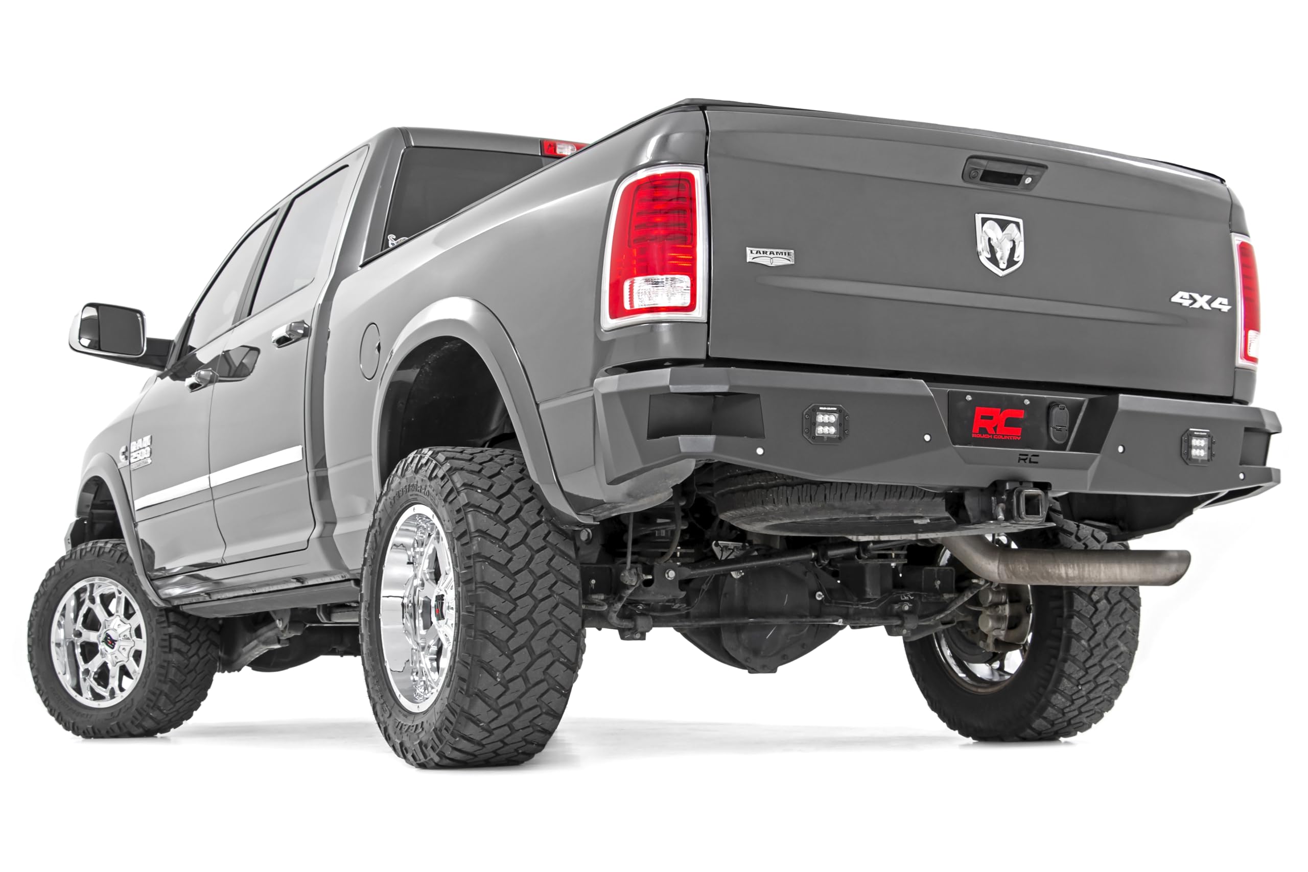 Rough Country Heavy Duty Rear LED Bumper for 2010-2024 Ram 2500/3500-10786B