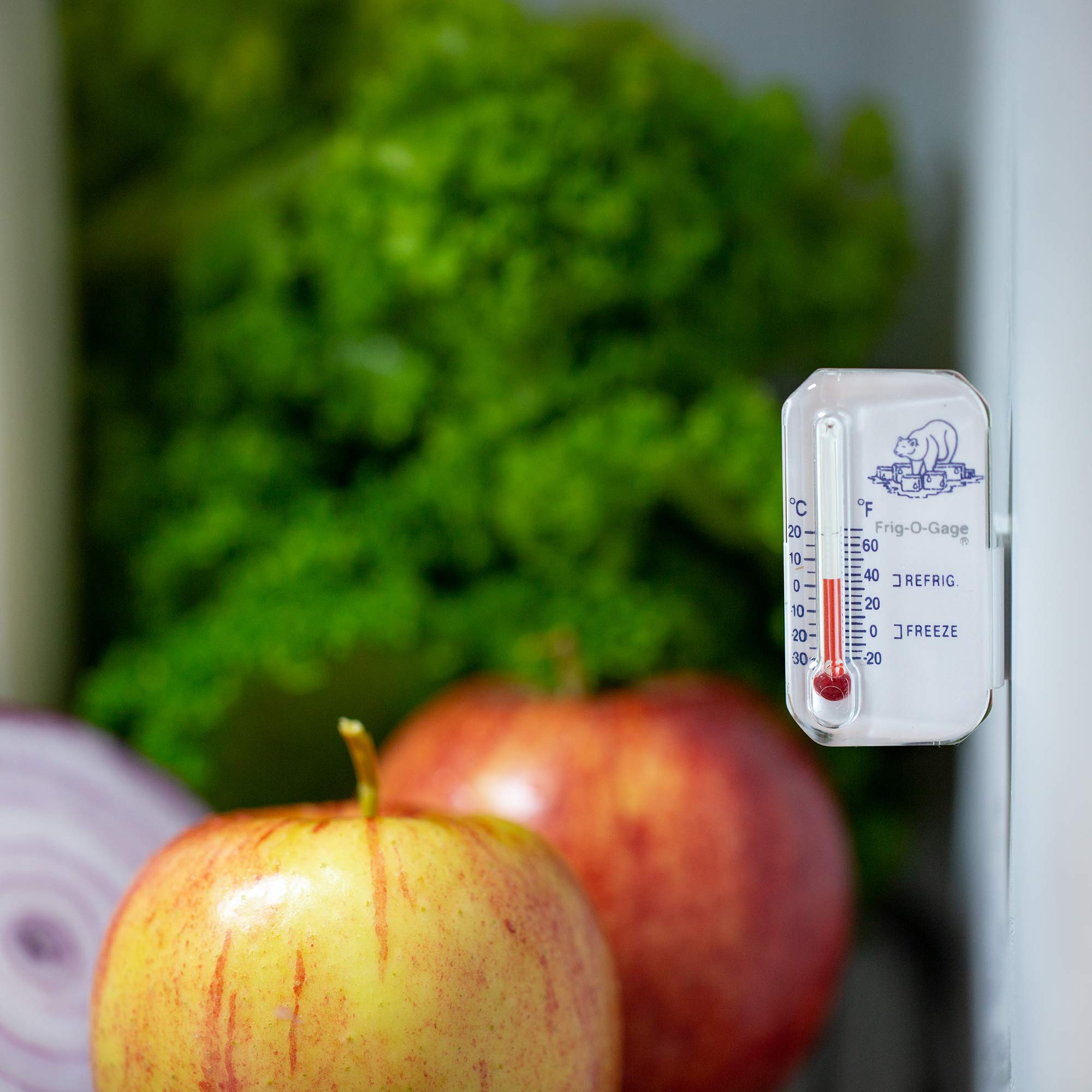 Frig-o-gage Sun Company - Cooler/Refrigerator/Freezer Thermometer | Refrigerate and Freeze Zones | for RVs and Motor Homes