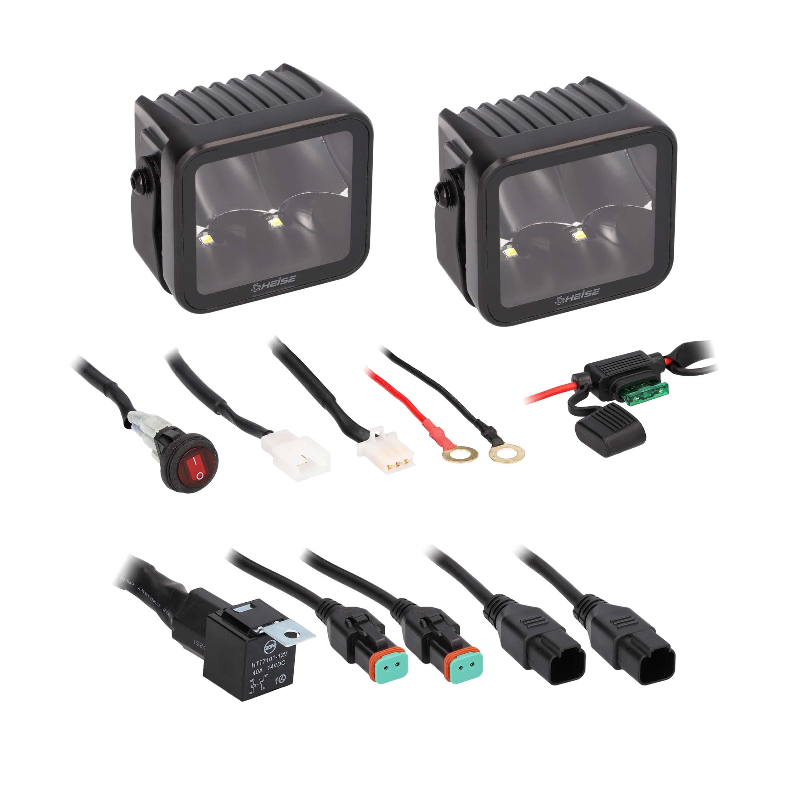 Blackout HEISE - 3" 2 Pack Spot Cube 4 (HE-BCS32PK)