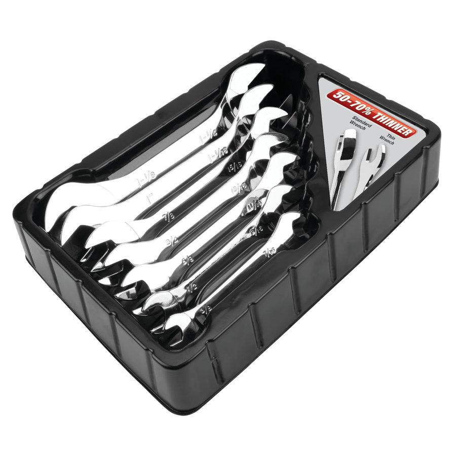 W30683 Performance Tool Polycarbonate SAE Wrench Set, 3/8-Inch to 1-Inch