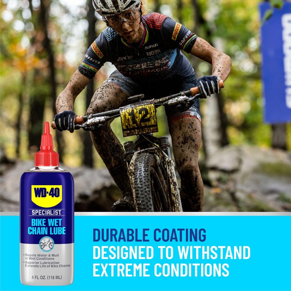 Bike WD-40 Specialist Wet Chain Lube, 4 OZ