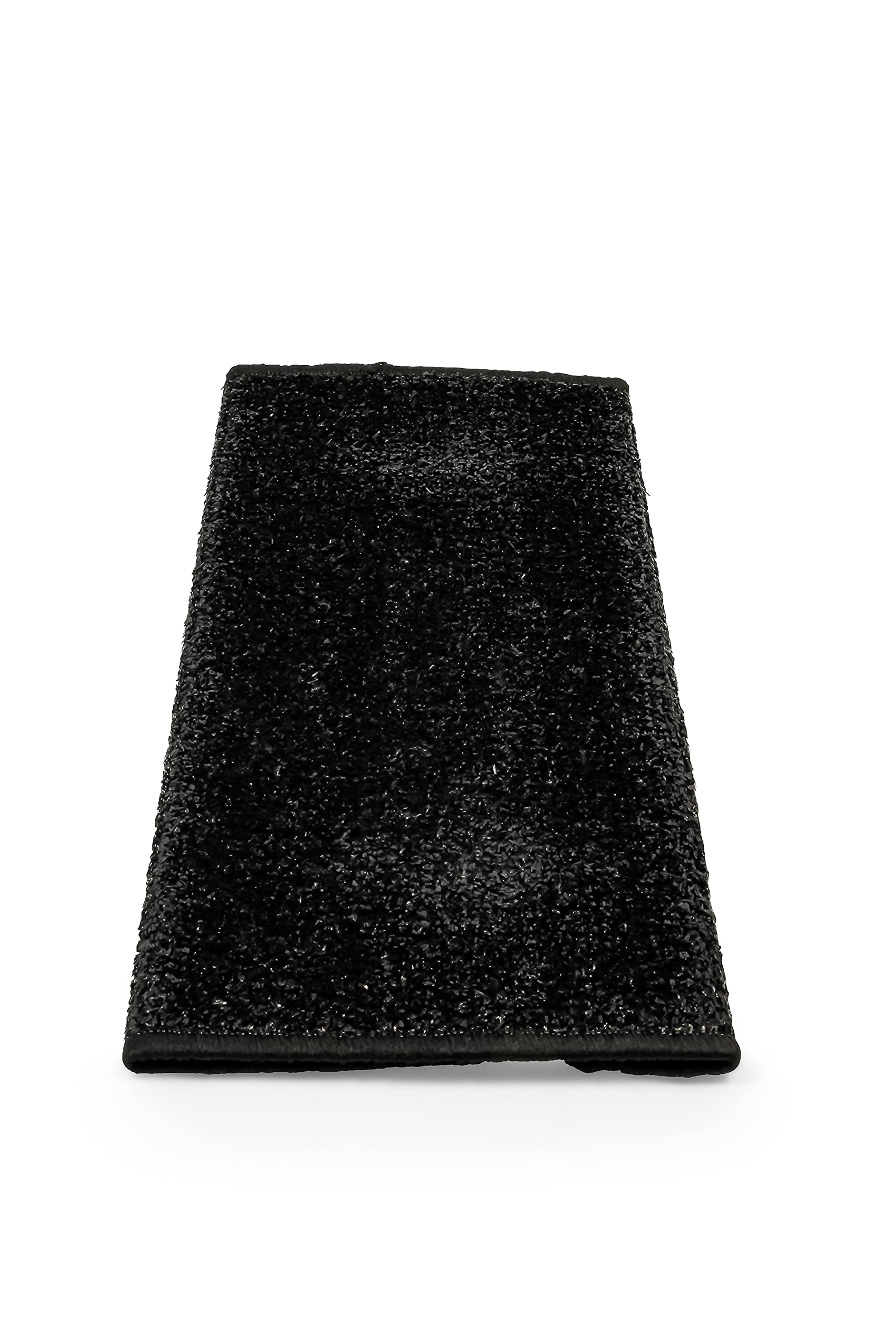 Black Camco Premium Wrap Around RV Step Rug (Turf Material (17.5" x 18"))
