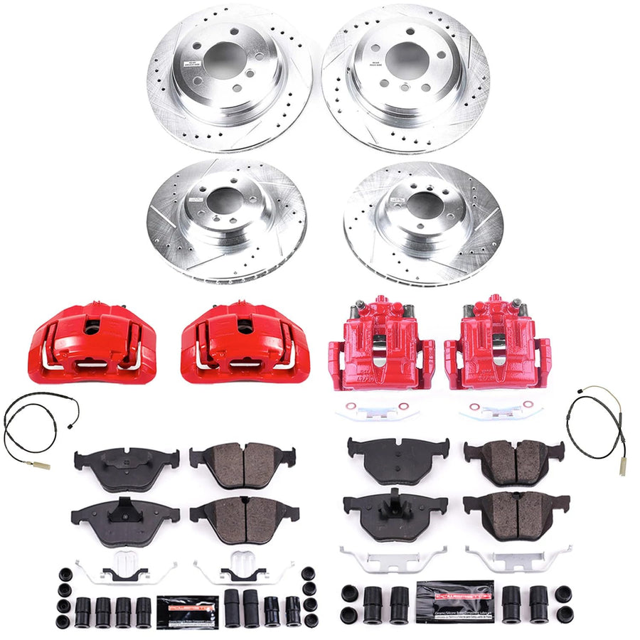 Power Stop Z23 KC6059 Evolution Sport Performance Brake Kit with Caliper For BMW 335i xDrive 2011-2012 [Model Specific]