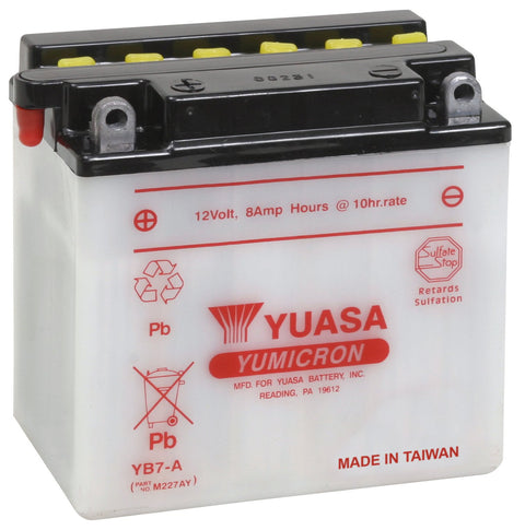 YUAM227AY Yuasa YB7-A Battery