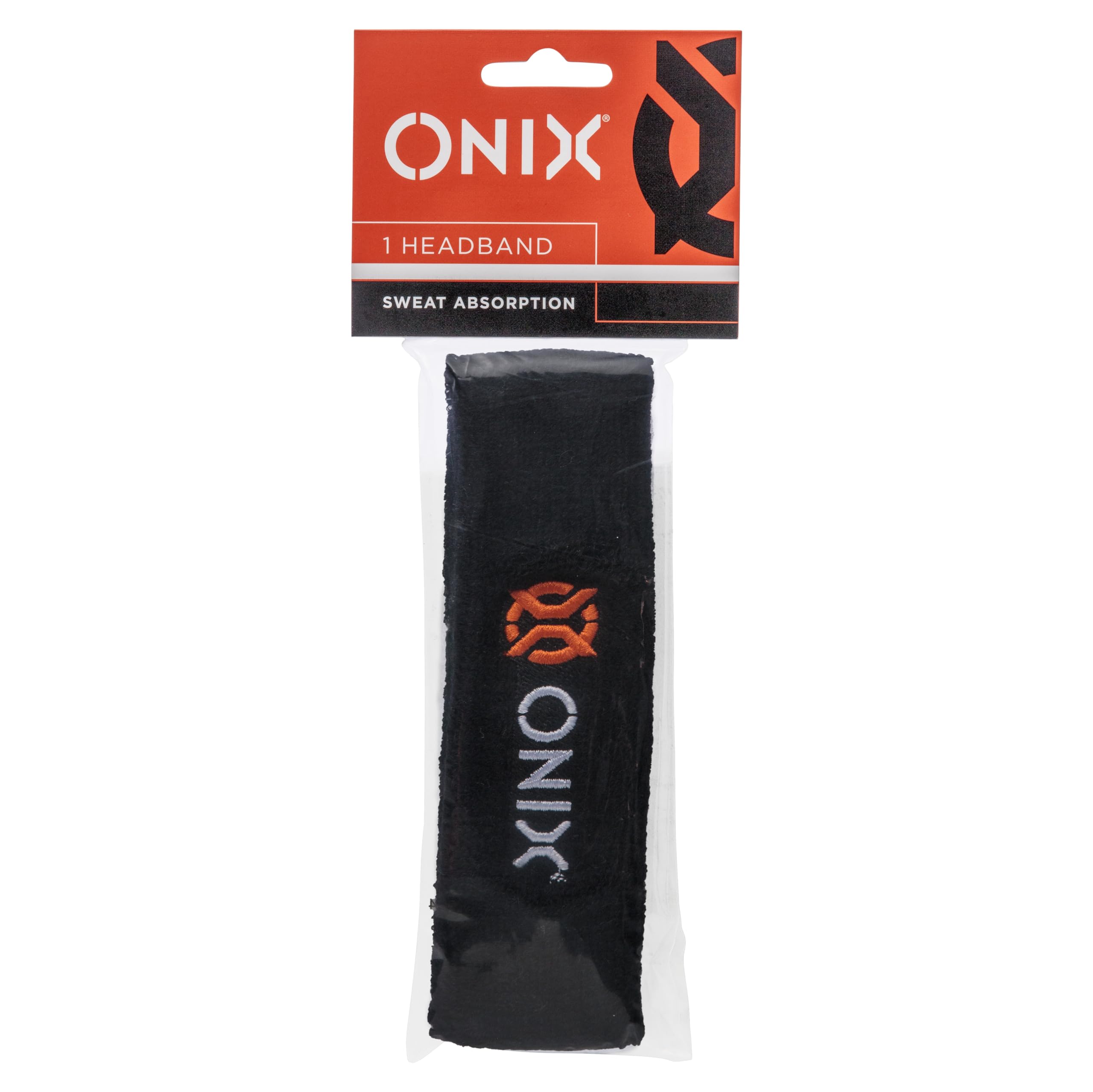 Black ONIX Pickleball Sweat Absorption Headband