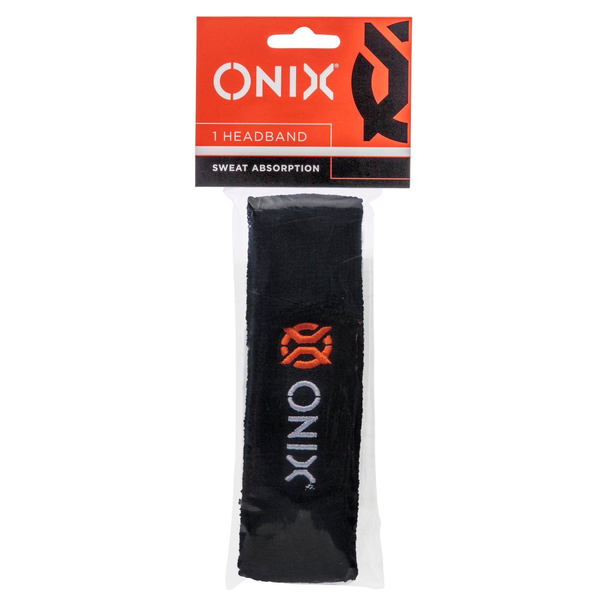 Black ONIX Pickleball Sweat Absorption Headband