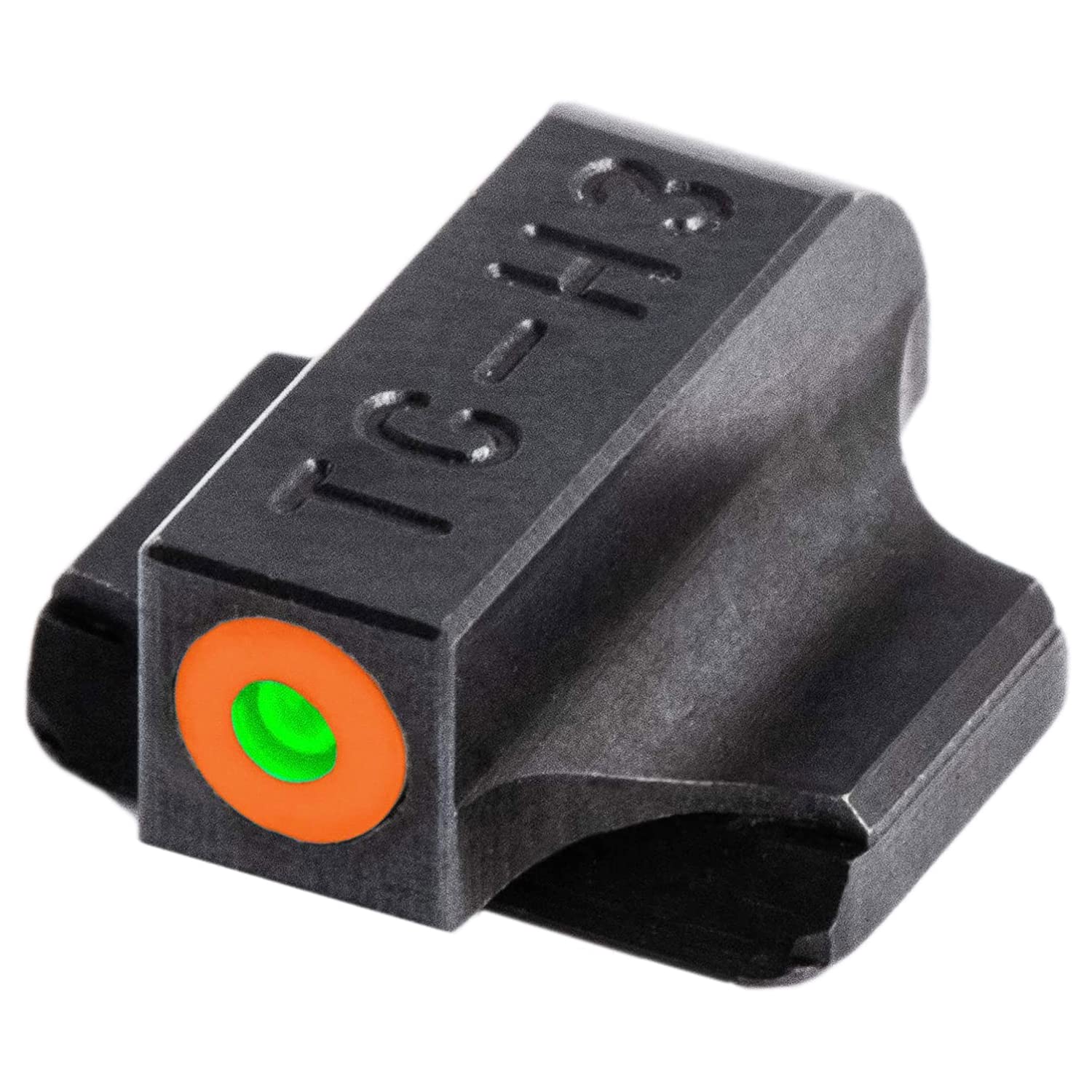 Tritium Pro TRUGLO Night Sights, Compatible with Smith & Wesson M&P Series | Glow-in-The-Dark Front & Rear Gun Sight Set with Orange Focus Lock Front Ring