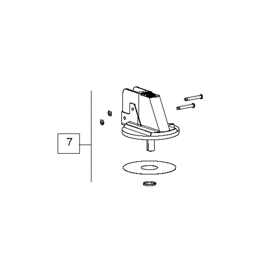 RP-2049 Winegard Gear Housing Hardware , grey