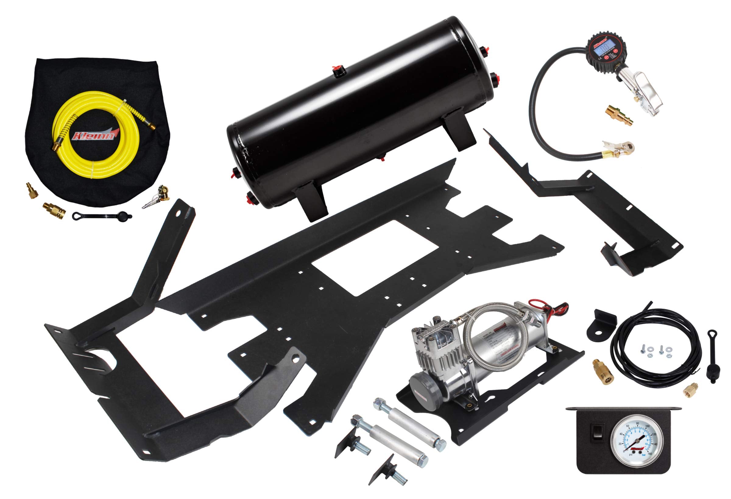 Kleinn Air Horns Onboard Air System Direct Fit GM 1500, Multi, (GM1500-OBA)