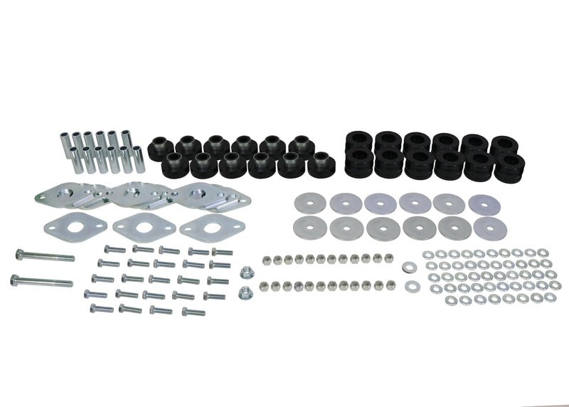 W93568 Whiteline Body Mount Bushing Assembly Compatible with 07-14 Wrangler