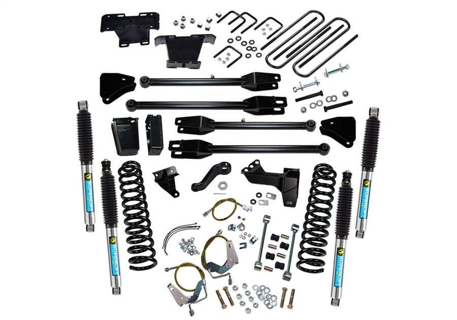 SUPERLIFT SUSPENSION RealTruck 6" Lift Kit for Ford F-250/F-350 | Complete Lift Kit with Front & Rear Bilstein 5100 Series Shocks and 4-Link Arms | K234B | Fits 2008-2010 Ford F-250 / F-350 4WD