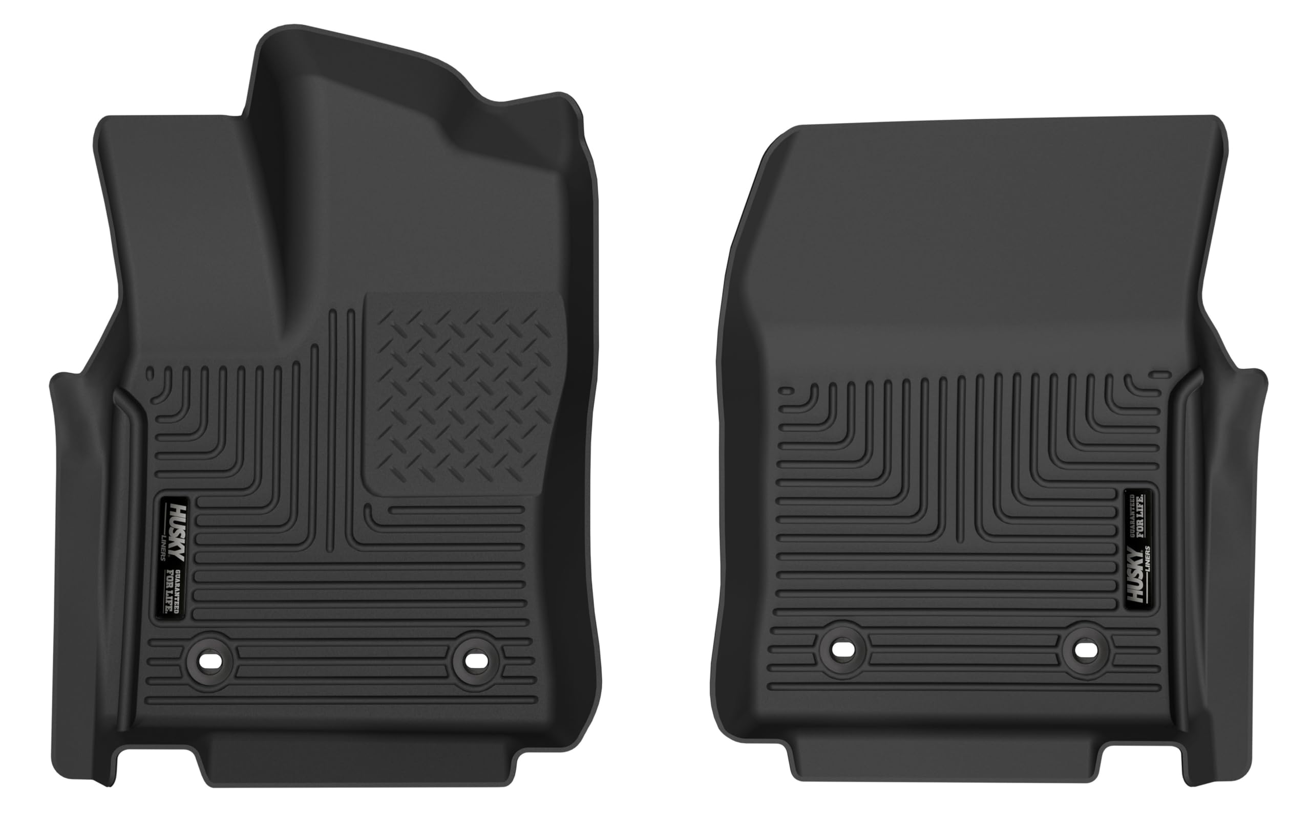 Weatherbeater Husky Liners Floor Mats | Fits 2020-2025 Hyundai Palisade | Front Row, 1-pc Black - 15261