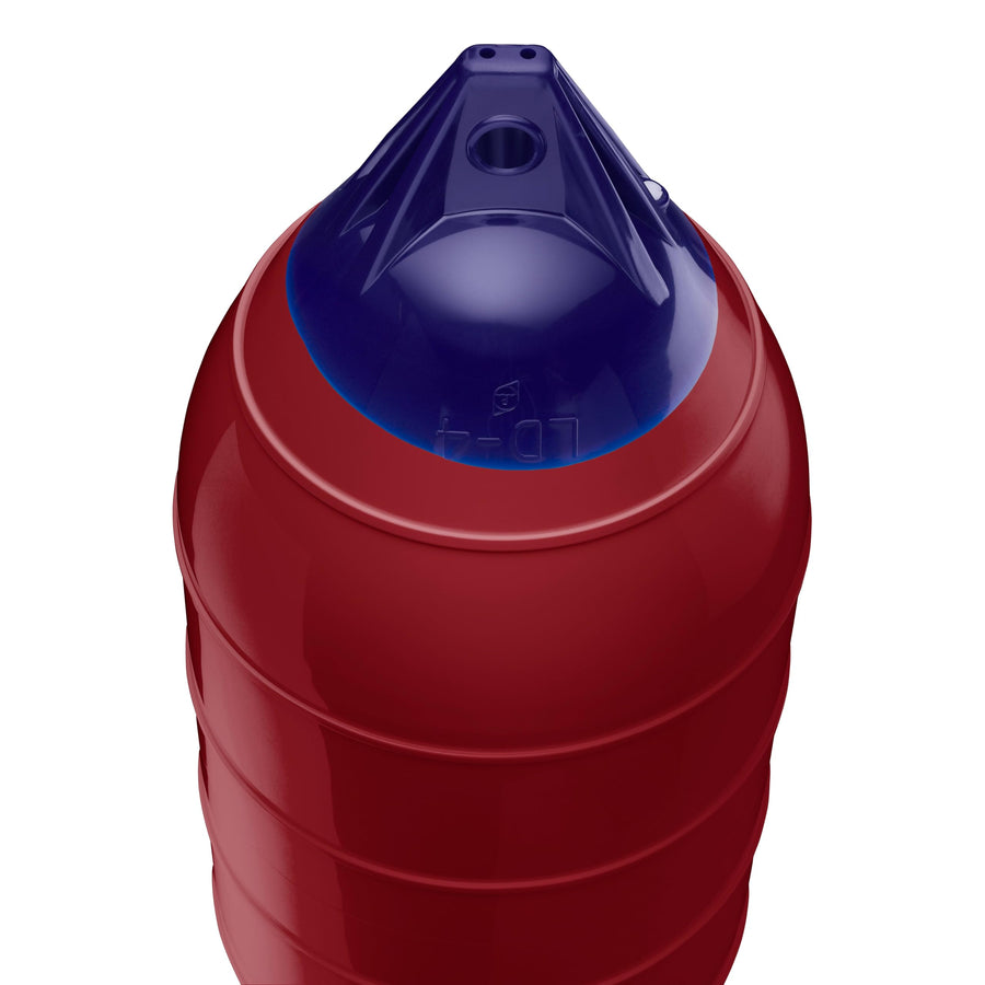 Polyform Low Drag Buoy LD-Series Standard Blue Ropehold - Burgundy LD-4