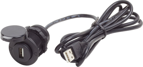 1044-BSS Blue Sea - 12VDC USB 2.0 Port w/ Ext Cable (10EA)