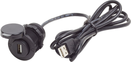 1044-BSS Blue Sea - 12VDC USB 2.0 Port w/ Ext Cable (10EA)