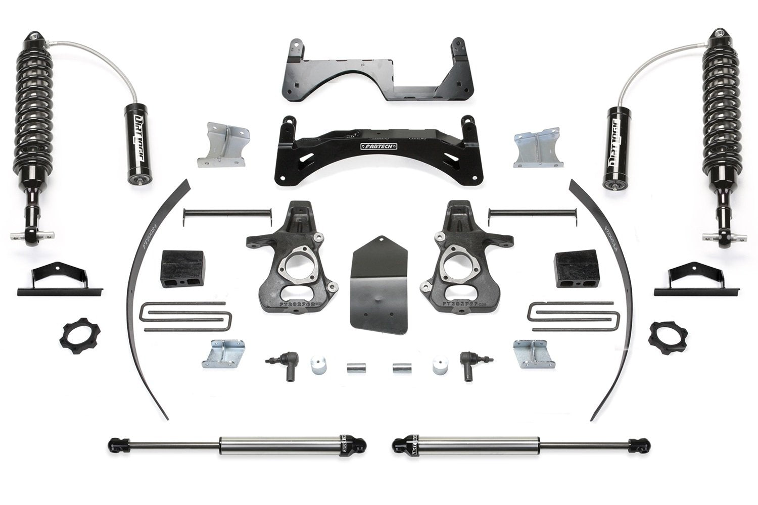 Fabtech K1112DL Lift System Basic w/Shocks 6 in. Lift w/Front Dirt Logic SS 2.5 Coilover Resi Rear Dirt Logic SS Shocks