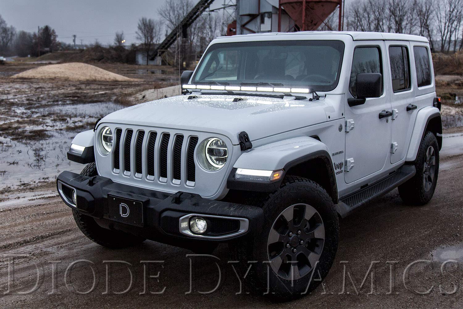 Hood Bracket Kit Diode Dynamics for 2018-2021 Jeep JL Wrangler/Gladiator