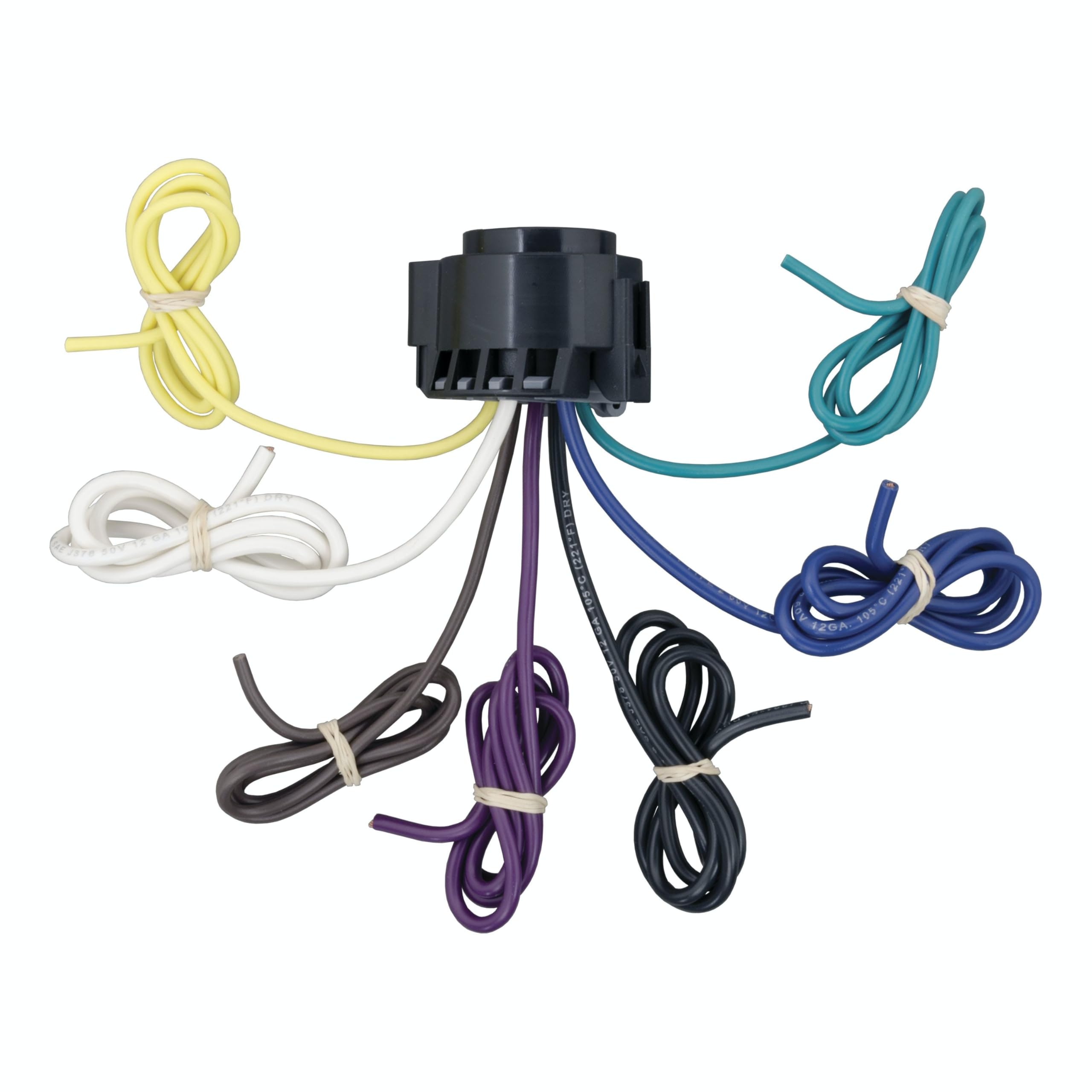 CURT Replacement 56229 USCAR Connector Wiring Harness, 24-Inch Wires, 7 Pin Trailer Wiring