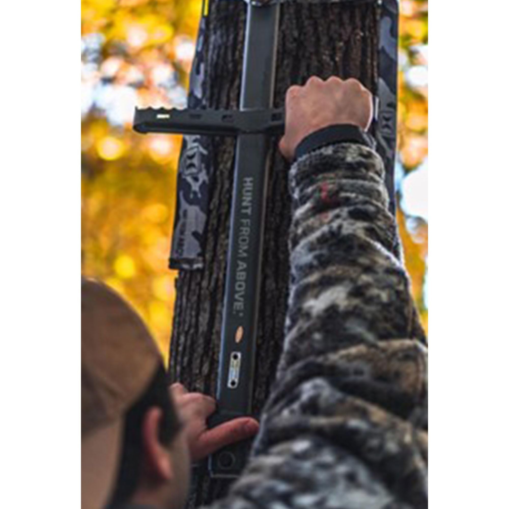 32" Hawk Ranger Traction Climbing Sticks w/Angled Steps, Tree Climbing Hunting Gear Hunting Accessories for Tree Stands, Deer Stands, & Blinds, 3 Pack