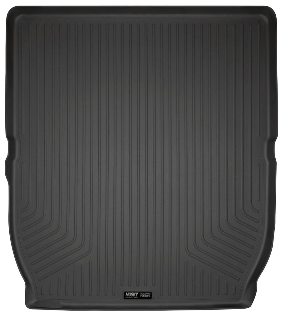 Husky Liners Cargo Liner Weatherbeater | Fits 2008-2017 Buick Enclave; 2009-2017 Chevrolet Traverse (to Back of 2nd Row Over Folded Flat 3rd Row) | 1-pc Black - 22021