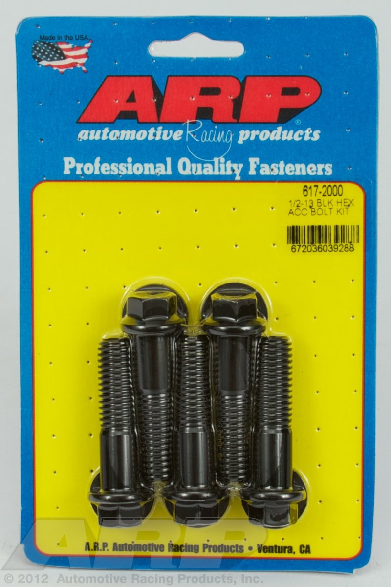 Hex ARP (617-2000) Oxide Bolt, Black
