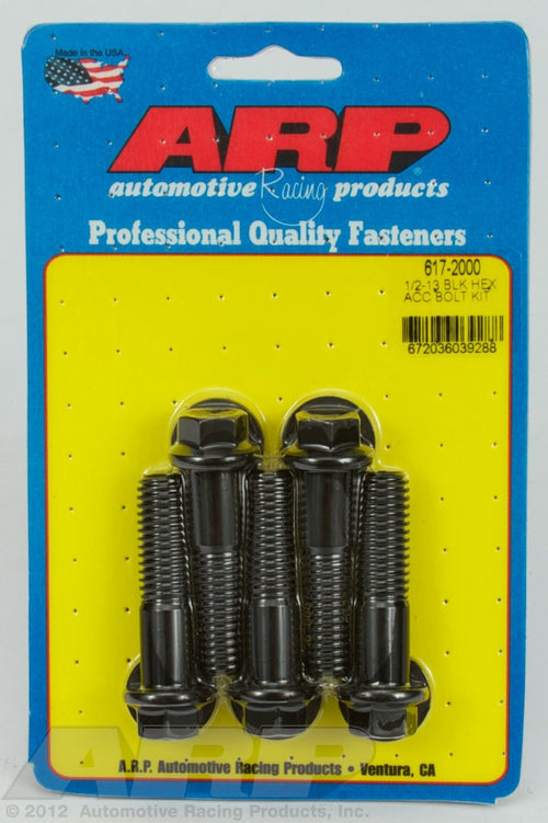 Hex ARP (617-2000) Oxide Bolt, Black