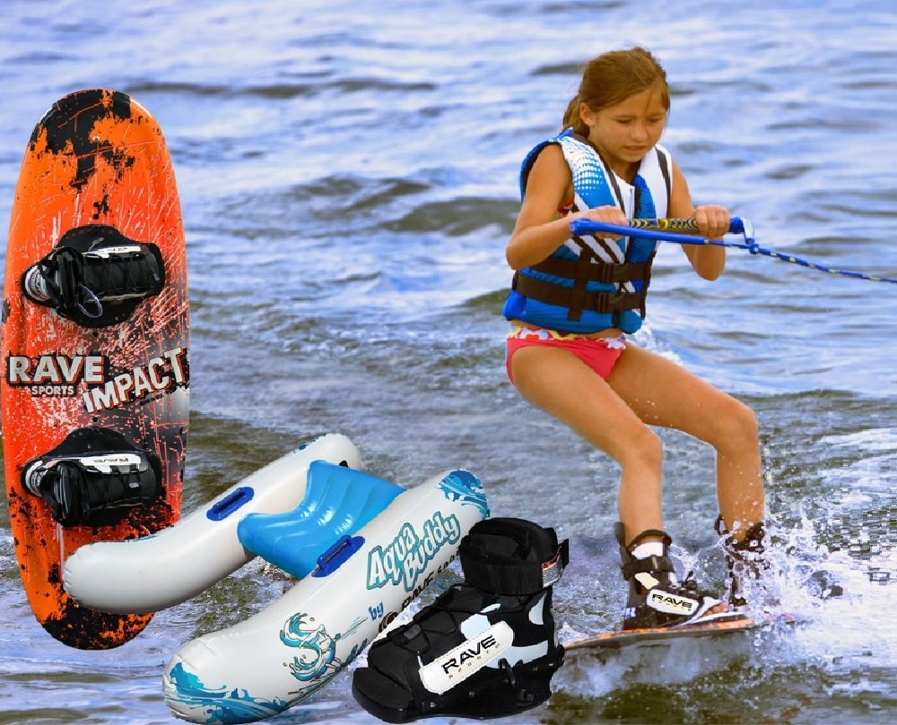 Wakeboard Starter Rave Package (Orange/Black)