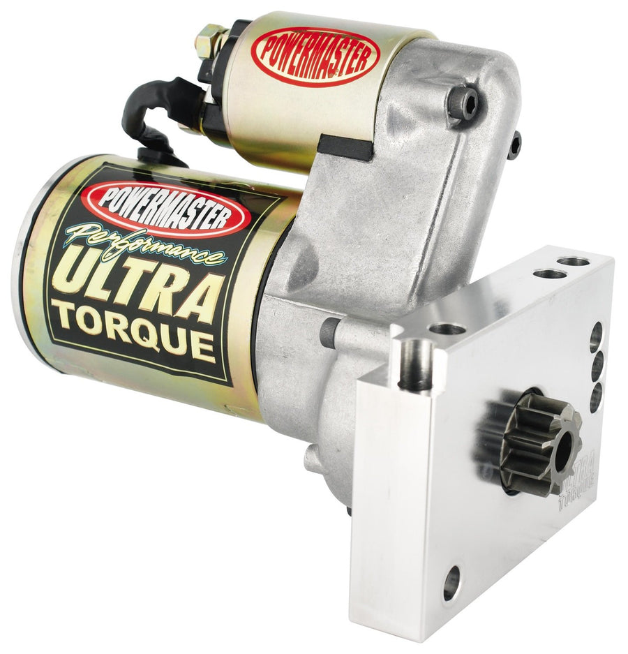 Ultra Torque Powermaster Starter, 4.4:1 Gear Reduction, Natural, 139 Tooth Flywheel, Straight Bolt