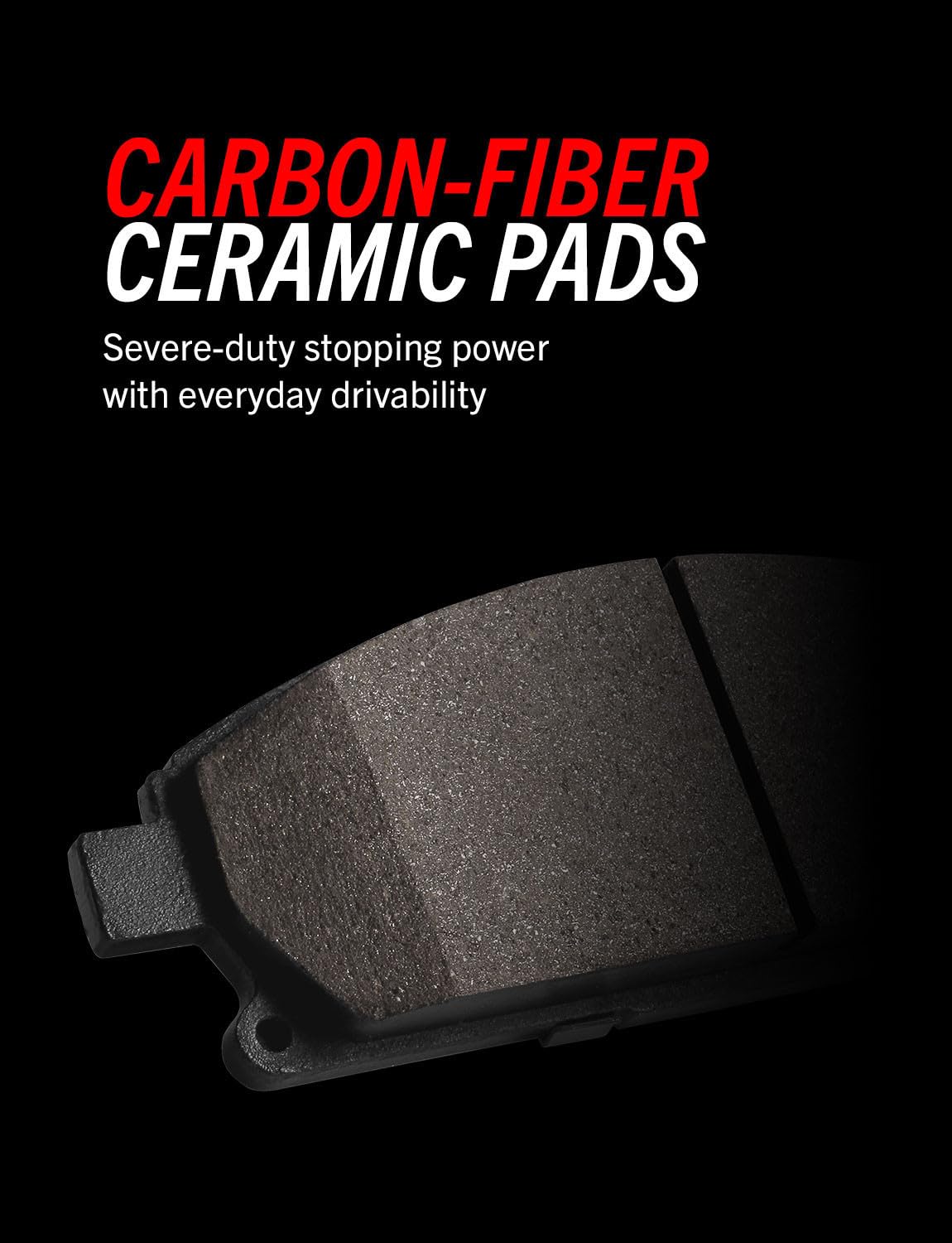 Power Stop Brake Kit Front For 2002 2003 2004 2005 2006 Cadillac Escalade - Truck & Tow Carbon Fiber Ceramic Pads & Drilled and Slotted Rotors Replacement, K2009-36