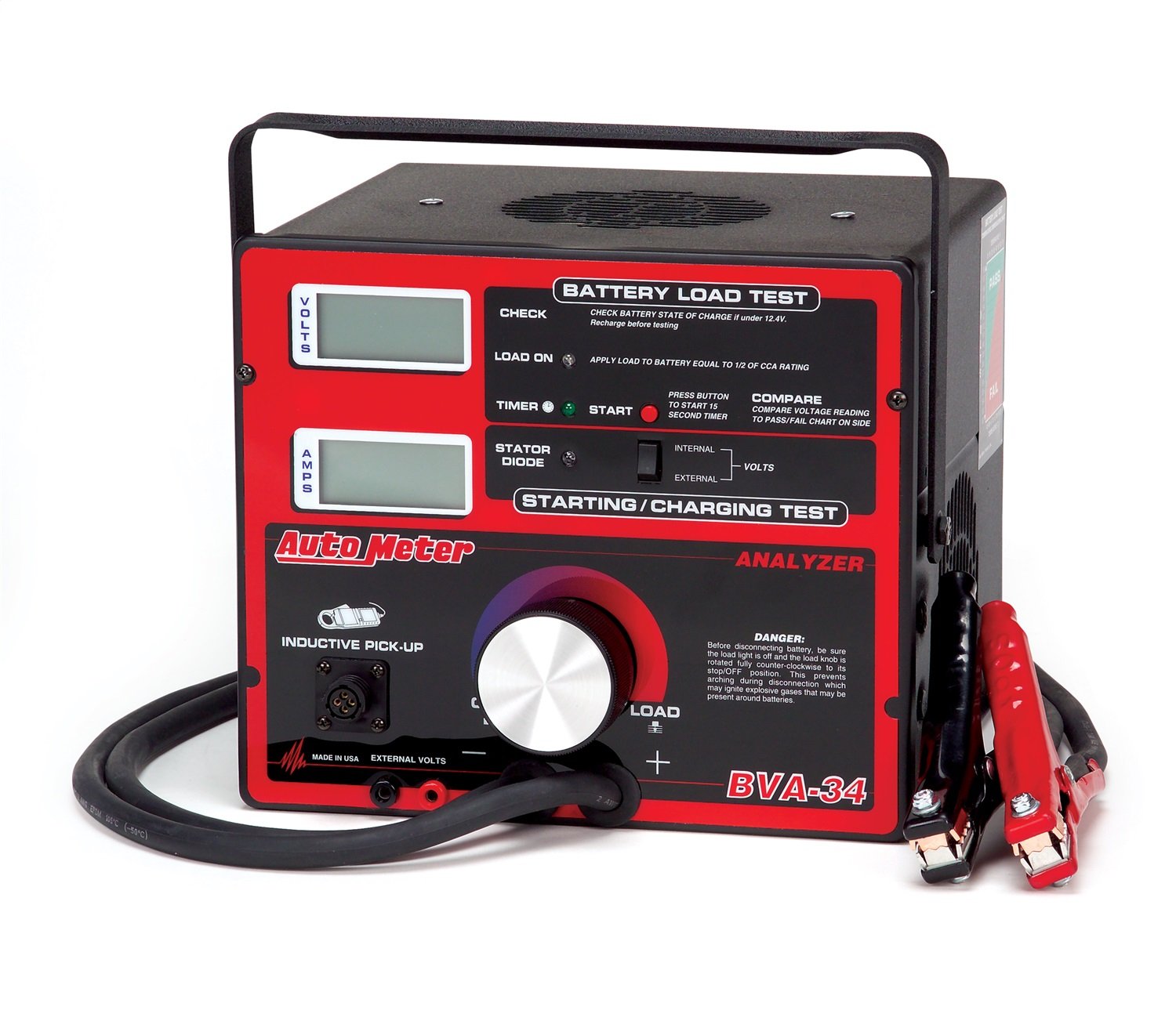 Auto Meter 800 Amp (BVA-34) Variable Load Battery/Electrical System Tester