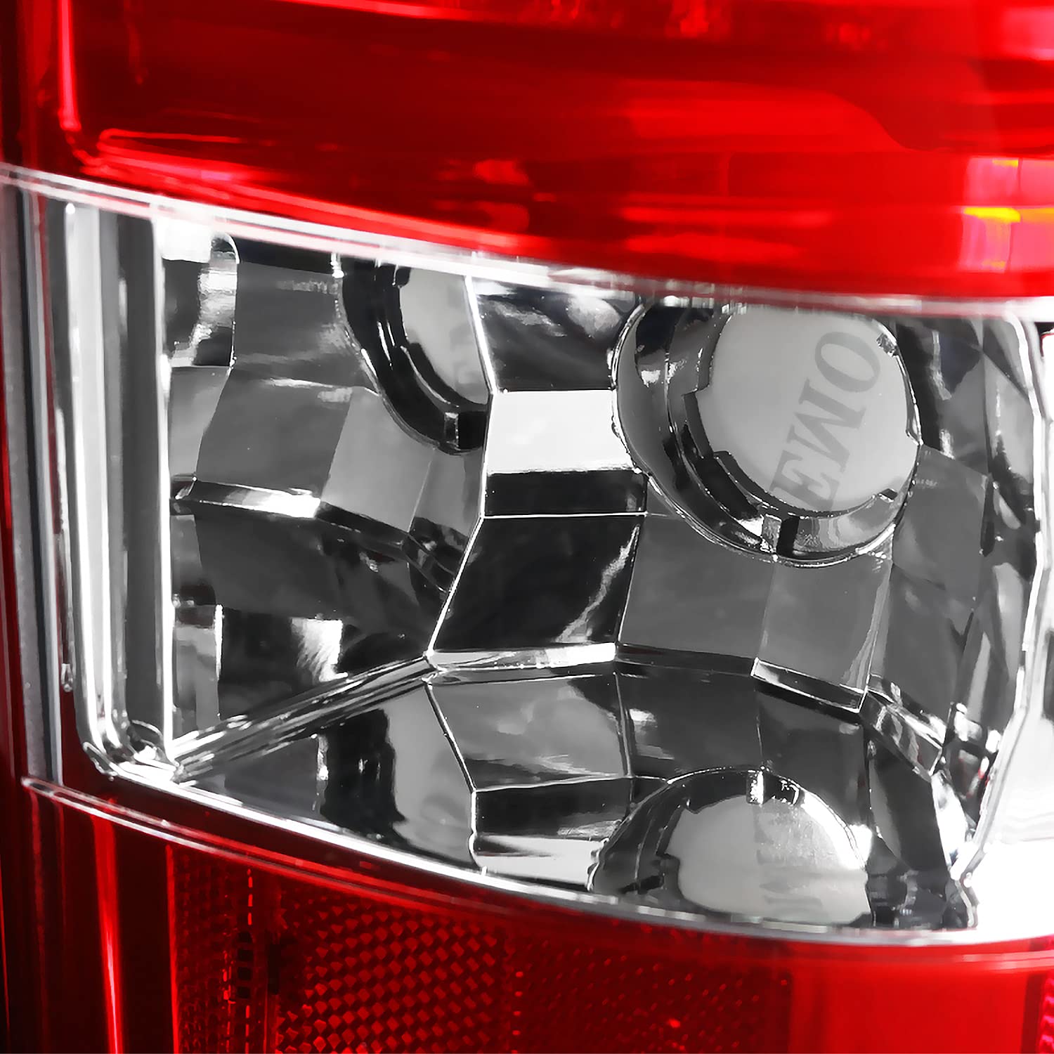 Red Lens SPEC-D TUNING LED Bar Tail Lights Compatible with 2003-2006 Chevy Silverado 1500/1500HD/2500/2500HD, 2004-2006 Chevy Silverado 3500, Left + Right Pair Assembly