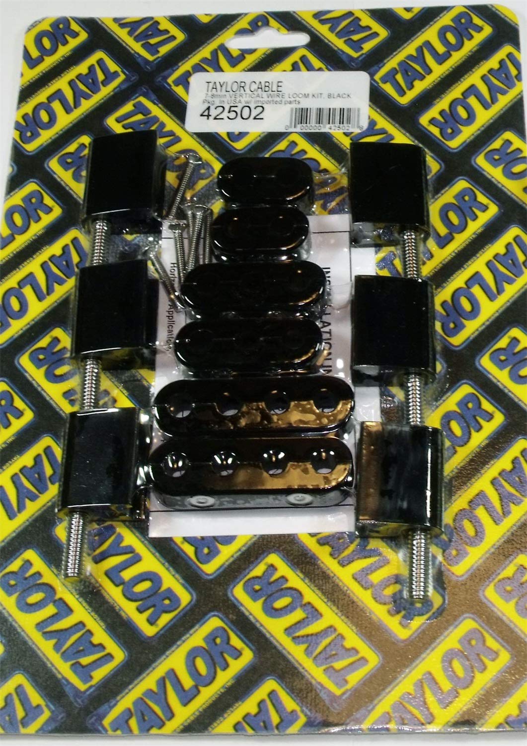 Black Wire Loom Kit Taylor Cable 42502