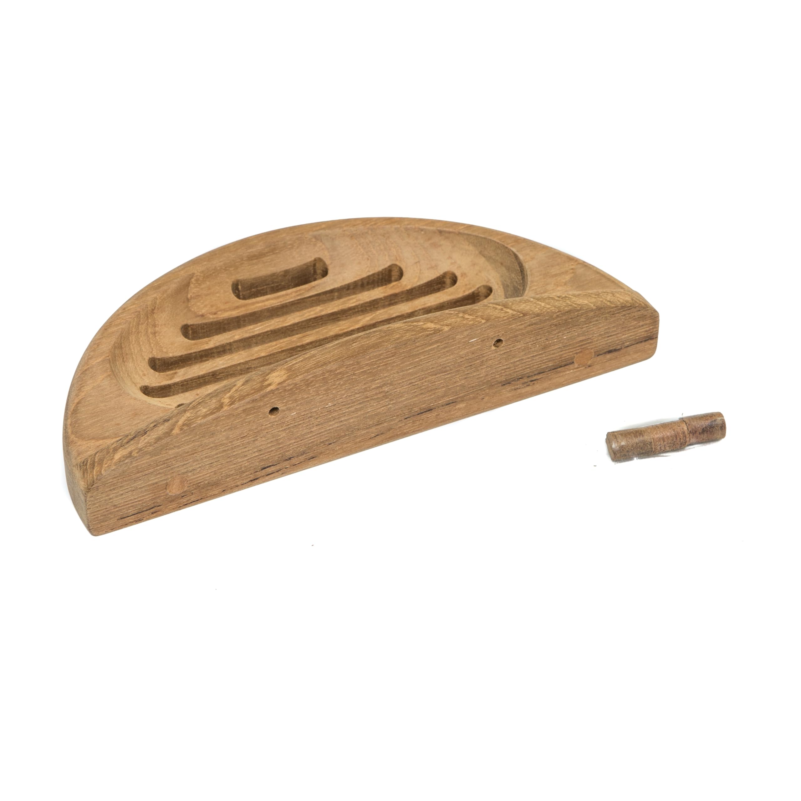 Oval Soap Dish Whitecap Teak
