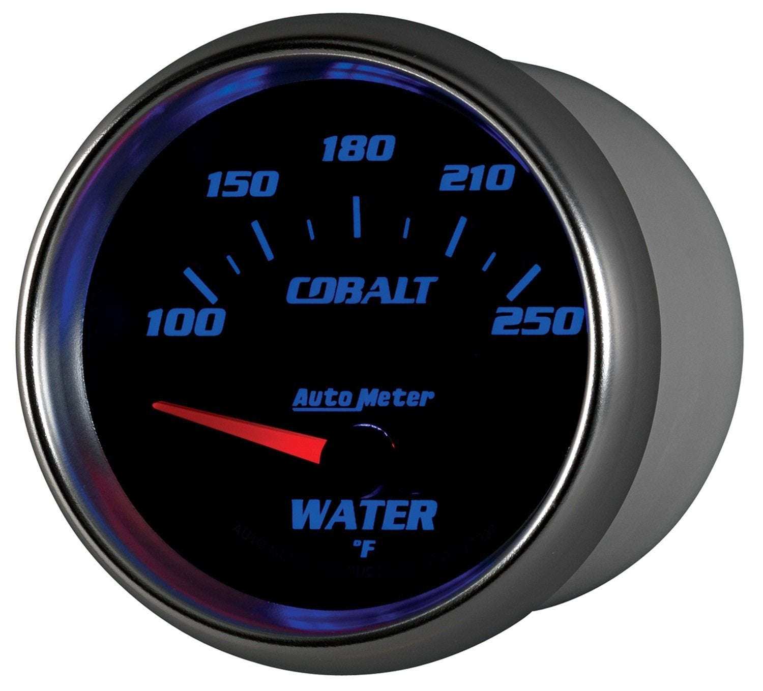 Auto Meter Cobalt 2-5/8" 100-250 Degree F Short Sweep Electric Water Temperature Gauge 7937